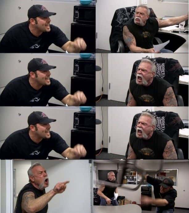American Chopper Argument meme image